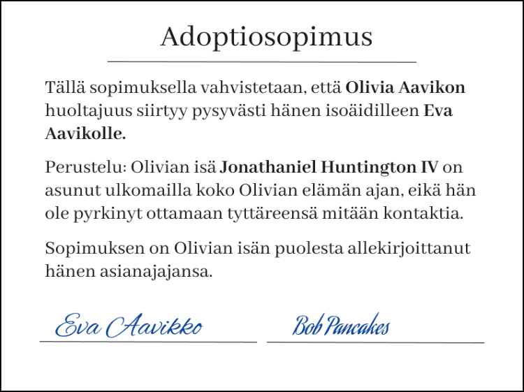 Adoptiosopimus